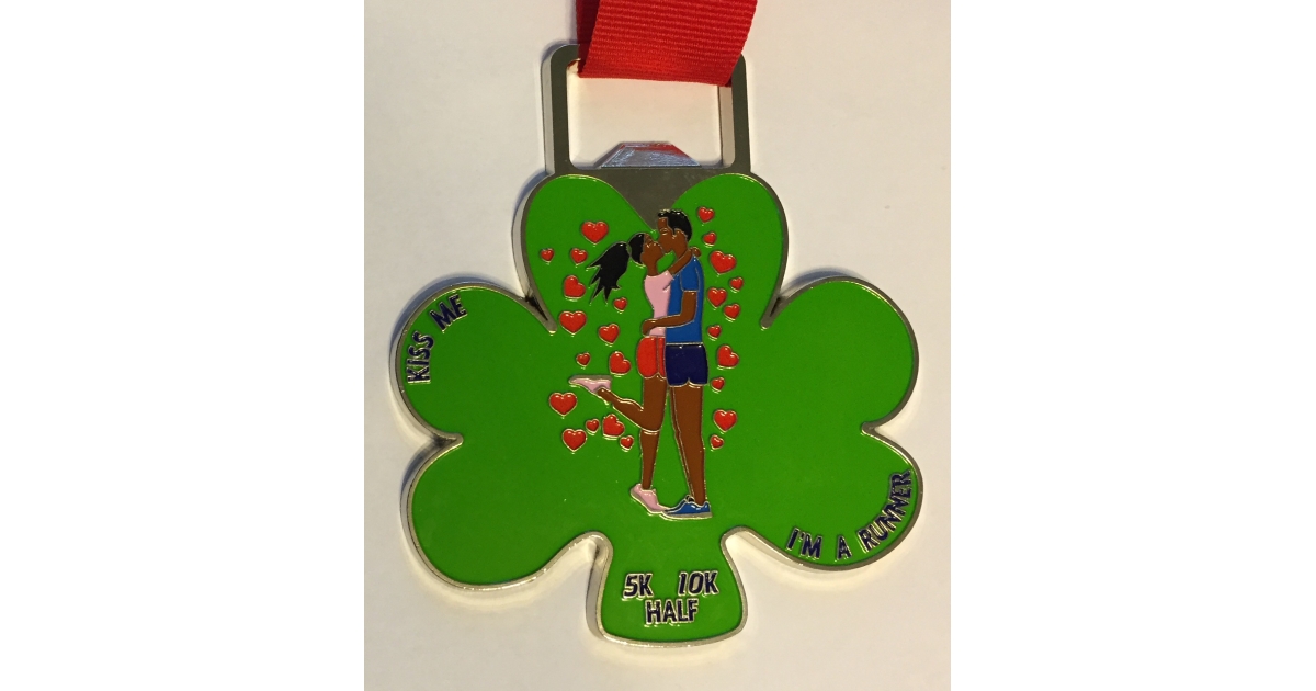 Kiss Me I M A Runner Virtual Run St Patrick S Day